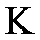 Uppercase Kappa "K"